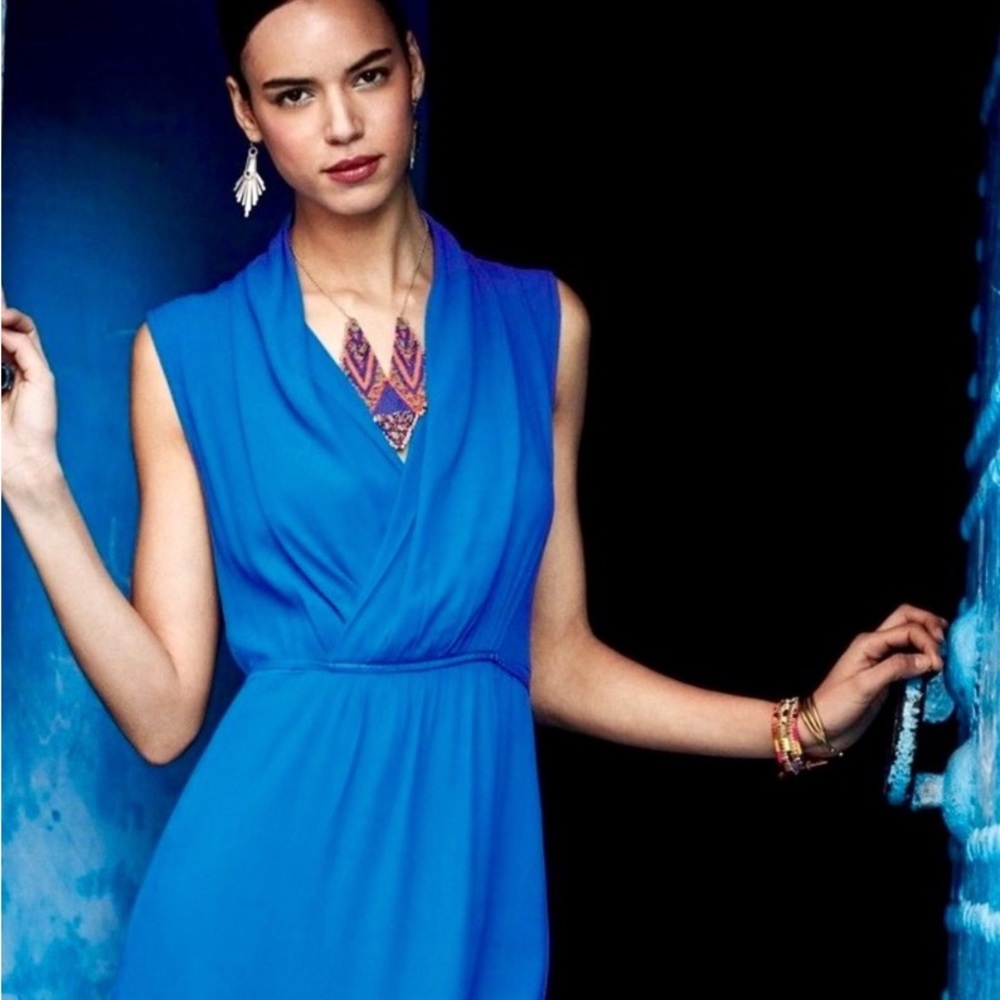 Maeve Blue Sleeveless Dress